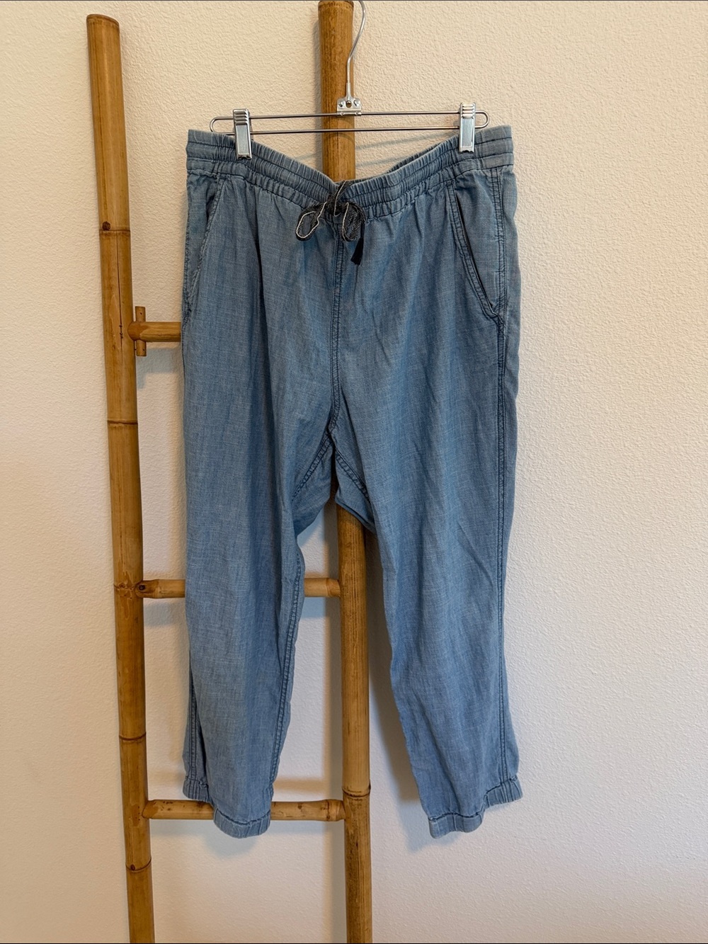 J. Crew Light Blue Drawstring Jogger Pants